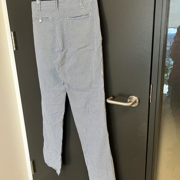 Polo Ralph Lauren 32/32 EUC!!! Striped Blue and White sear suckers, deck pants - Picture 8 of 14